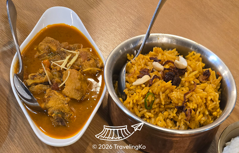 Biryani and Nepali Chicken Curry